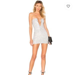 H:ours Revolve Dress mini Alvah crystal NWT Sz M